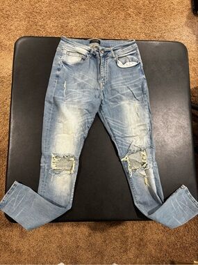 Legend London Distressed Slim/Skinny Jeans 32x32